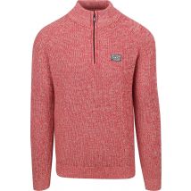 NZA Pull Drake Demi-Zip Rouge taille XL
