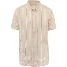 KnowledgeCotton Apparel Chemise Rayures Beige taille L