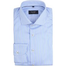 Olymp Chemise Signature Rayures Clair Bleu clair Bleu taille 40