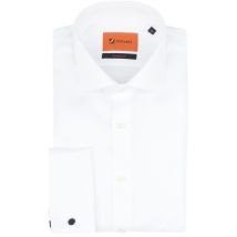 Suitable Chemise Blanche Twill Manchette Double Blanc taille 41