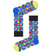 Happy Socks Chaussettes Illusion Gros Pois Multicoloré Bleu taille 41-46