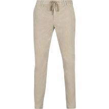 Alberto Pantalon Jump Corduroy Greige Beige Gris taille W 32 - L 34