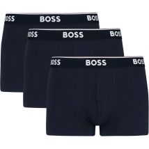 BOSS Boxers Courtes Lot de 3 Power Foncé 480 Bleu Bleu foncé taille L