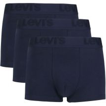 Levi's Boxer-shorts Lot de 3 Foncé Uni Bleu Bleu foncé taille S
