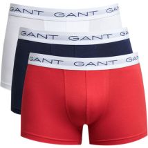 Gant Boxers Lot de 3 Multicolores Rouge Blanc Bleu foncé taille XXL
