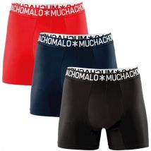 Muchachomalo Boxer-shorts Lot de 3 05 Noir Rouge Bleu foncé Bleu taille XXL