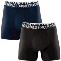Muchachomalo Boxer-shorts Lot de 2 10 Bleu Bleu foncé Noir taille XL