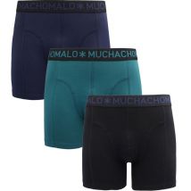Muchachomalo Boxer-shorts Lot de 3 387 Bleu Bleu foncé Noir Vert taille XXL