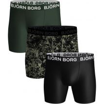Bjorn Borg Boxers Performance 3 Pack Multicolour Noir Multicoloré taille M