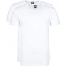 Alan Red T-Shirt Derby Col Rond (Lot de 2)    Blanc taille S