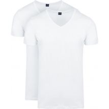 Suitable Vita T-Shirt Col En V 2-Pack Blanc taille 3XL