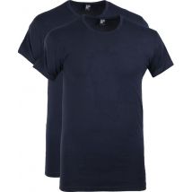 Alan Red T-Shirt Ottawa Stretch Marine (Lot de 2) Bleu foncé Bleu taille M