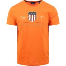 Gant T-shirt Shield Logo Orange taille M