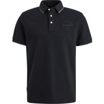 PME Legend Poloshirt Piqué Logo Marine Bleu Bleu foncé taille L
