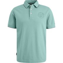 PME Legend Poloshirt Piqué Logo Clair Bleu clair Bleu taille XXL
