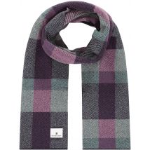 State Of Art Echarpe Laine d'Agneau Pourpre Violet Gris