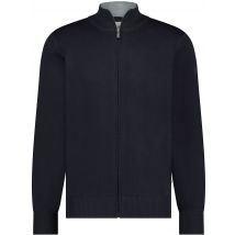 State Of Art Cardigan Mix Laine Marine  Bleu Bleu foncé taille 3XL