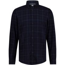 State of Art Chemise Fine Corduroy Marine A Carreaux Multicoloré Bleu Bleu foncé taille M