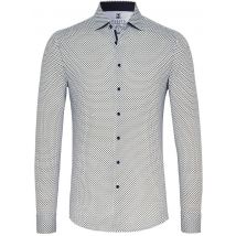 Desoto Chemise Kent Imprimé Graphique Taupe taille S