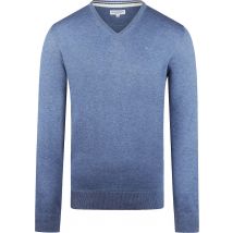 McGregor Pull Laine Merinos Col-V Faded  Bleu taille M