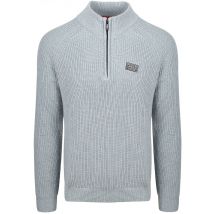 NZA Pull Drake Demi-Zip Clair Bleu clair Bleu taille 3XL