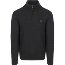 Petrol Half Zip Pullover Melange Navy Bleu Bleu foncé taille 3XL