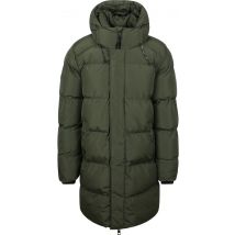 Superdry Veste Bouffante Long Hooded Mousse Vert Vert foncé taille L