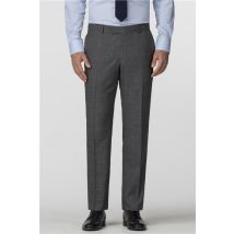 Racing Green Charcoal Grey Jaspe Tailored Fit Men's Trousers