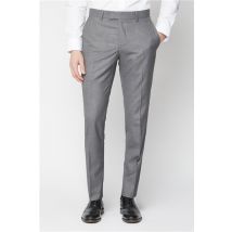 Scott & Taylor Occasions Tailored Fit Grey Plain Men's Suit Trousers