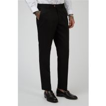 Marc Darcy Slim Fit Max Black Men's Suit Trousers