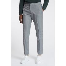 Farah Grey Marl Stretch Men's Slim Fit Trousers