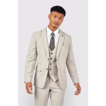 Marc Darcy Slim Fit HM5 Stone Men's Suit Jacket