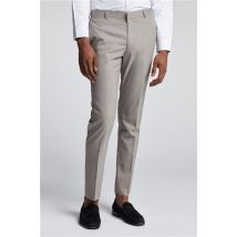 Farah Danbury Slim Fit Putty Brown Men's Suit Trousers