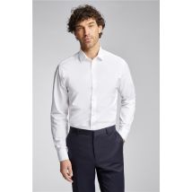 White Alexandre of England  Mens Shirt, Egyptian Cotton, Double Cuff