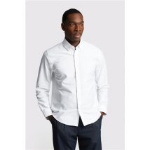 Limehaus White Mens Oxford Regular Fit Shirt, Long Sleeve