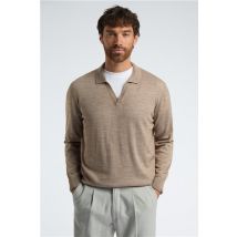 Melka Open Neck Knit Beige