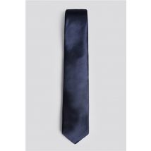 Marc Darcy Stanley Navy Blue Tie and Pocket Square Navy Blue