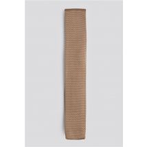 Marc Darcy Oak Knitted Tie Brown