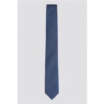 Limehaus Geo Jacquared Tie Blue