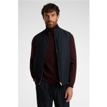 Melka Navy Blue Zip Through Gilet