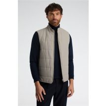 Melka Beige Zip Through Gilet
