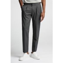 Melka Charcoal Grey Men's Trousers