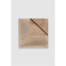 Antique Rogue Champagne Paisley Pocket Square 0 Beige