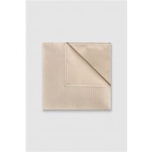 Antique Rogue Ecru Textured Pocket Square 0 Beige - Ideal For Weddings