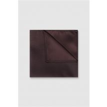 Antique Rogue Brown Textured Pocket Square 0 Brown