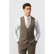 Marc Darcy Slim Fit Kris Tan Waistcoat