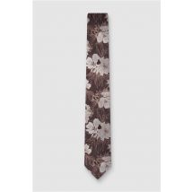 Antique Rogue Chocolate Large Floral Tie Chocolate