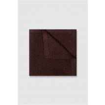 Antique Rogue Chocolate Knitted Pocket Square 0 Chocolate