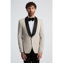 Antique Rogue Slim Fit Contrast Lapel Tuxedo Jacket