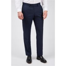 Scott by The Label Tailored Fit Ink Blue Sharkskin Men's Trousers